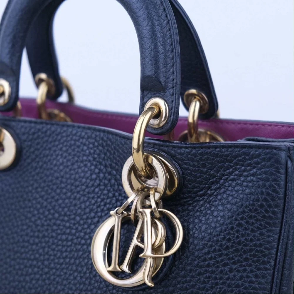 Dior Diorissimo Black Mini Bag with crossbody strap - Picture 10 of 16